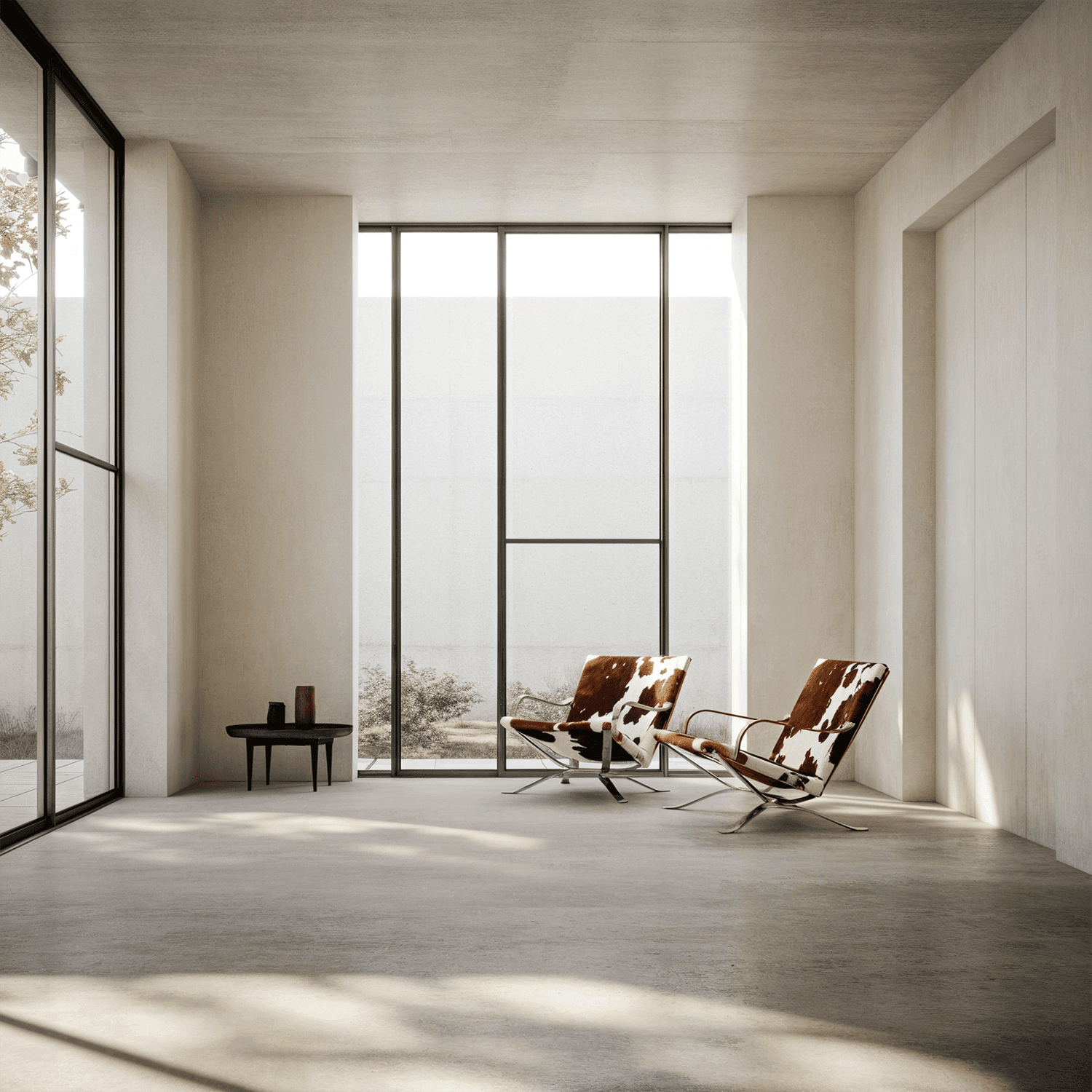 a minimal living room