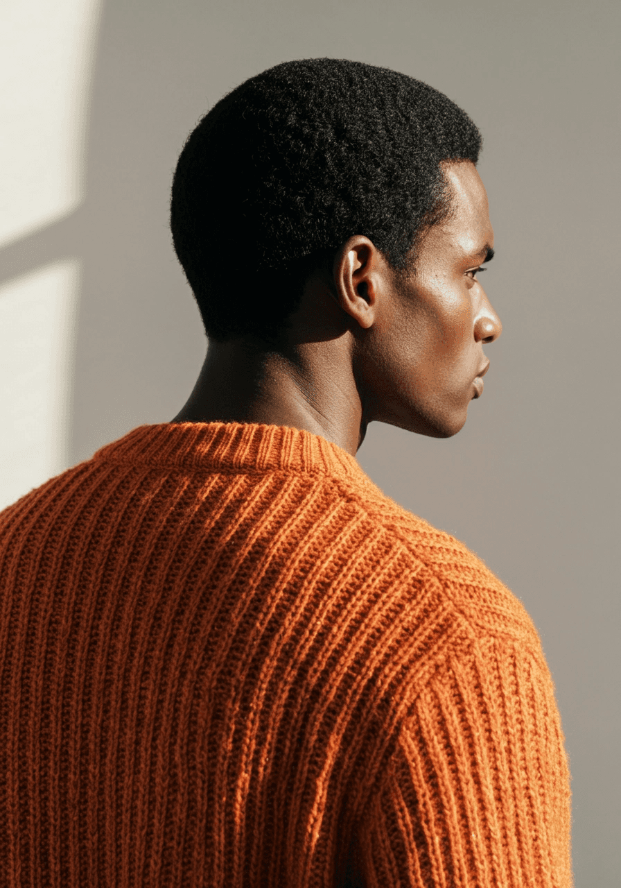 a black male model